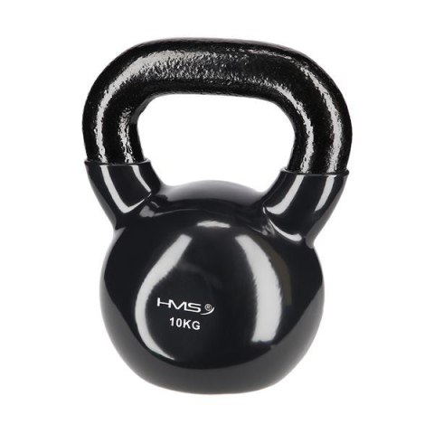 HMS KNV10 BLACK KETTLEBELL ŻELIWNY POKRYTY WINYLEM HMS HMS KNV10 BLACK KETTLEBELL ŻELIWNY POKRYTY WINYLEM HMS