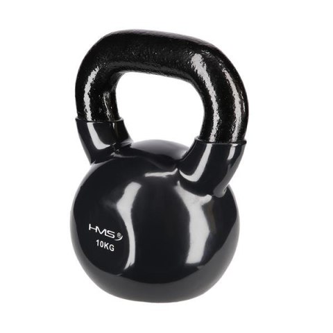 HMS KNV10 BLACK KETTLEBELL ŻELIWNY POKRYTY WINYLEM HMS HMS KNV10 BLACK KETTLEBELL ŻELIWNY POKRYTY WINYLEM HMS