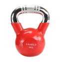 HMS KTC06 RED UCHWYT CHROM RADEŁKOWANY KETTLEBELL ŻELIWNY HMS