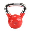 HMS KTC06 RED UCHWYT CHROM RADEŁKOWANY KETTLEBELL ŻELIWNY HMS