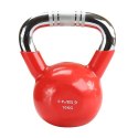 HMS KTC06 RED UCHWYT CHROM RADEŁKOWANY KETTLEBELL ŻELIWNY HMS