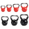 HMS KTC06 RED UCHWYT CHROM RADEŁKOWANY KETTLEBELL ŻELIWNY HMS