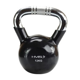 HMS KTC12 BLACK UCHWYT CHROM RADEŁKOWANY KETTLEBELL ŻELIWNY HMS