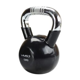 HMS KTC12 BLACK UCHWYT CHROM RADEŁKOWANY KETTLEBELL ŻELIWNY HMS