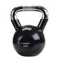 HMS KTC12 BLACK UCHWYT CHROM RADEŁKOWANY KETTLEBELL ŻELIWNY HMS