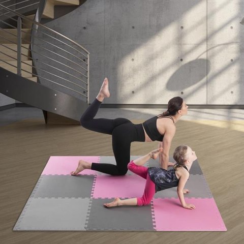 ONE FITNESS MP10 MATA PUZZLE MULTIPACK PINK-GREY 9 ELEMENTÓW 10MM ONE FITNESS ONE FITNESS MP10 MATA PUZZLE MULTIPACK PINK-GREY 9 ELEMENTÓW 10MM ONE FITNESS
