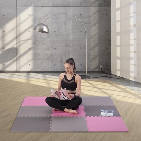 ONE FITNESS MP10 MATA PUZZLE MULTIPACK PINK-GREY 9 ELEMENTÓW 10MM ONE FITNESS ONE FITNESS MP10 MATA PUZZLE MULTIPACK PINK-GREY 9 ELEMENTÓW 10MM ONE FITNESS