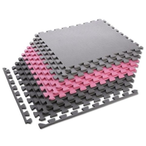 ONE FITNESS MP10 MATA PUZZLE MULTIPACK PINK-GREY 9 ELEMENTÓW 10MM ONE FITNESS ONE FITNESS MP10 MATA PUZZLE MULTIPACK PINK-GREY 9 ELEMENTÓW 10MM ONE FITNESS