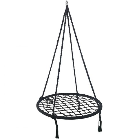 HAMAK OGRODOWY HUŚTAWKA BOCIANIE GNIAZDO 80CM CZARNA HAMAK OGRODOWY HUŚTAWKA BOCIANIE GNIAZDO 80CM CZARNA