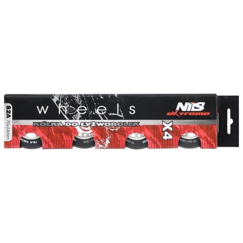 NILS EXTREME PU 70x24 82A CZARNE MATOWE KÓŁKA (4 szt.) NILS EXTREME NILS EXTREME PU 70x24 82A CZARNE MATOWE KÓŁKA (4 szt.) NILS EXTREME
