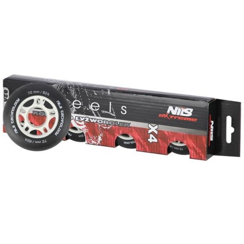 NILS EXTREME PU 72x24 82A CZARNE MATOWE KÓŁKA (4 szt.) NILS EXTREME NILS EXTREME PU 72x24 82A CZARNE MATOWE KÓŁKA (4 szt.) NILS EXTREME