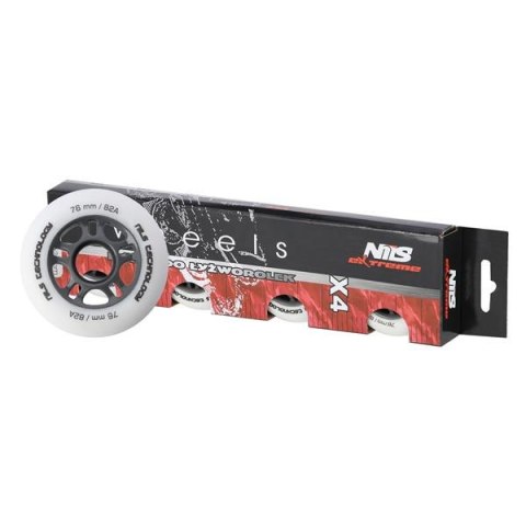 NILS EXTREME PU 76x24 82A BIAŁE MATOWE KÓŁKA (4 szt.) NILS EXTREME NILS EXTREME PU 76x24 82A BIAŁE MATOWE KÓŁKA (4 szt.) NILS EXTREME
