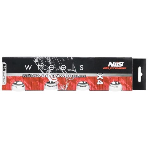 NILS EXTREME PU 76x24 82A BIAŁE MATOWE KÓŁKA (4 szt.) NILS EXTREME NILS EXTREME PU 76x24 82A BIAŁE MATOWE KÓŁKA (4 szt.) NILS EXTREME