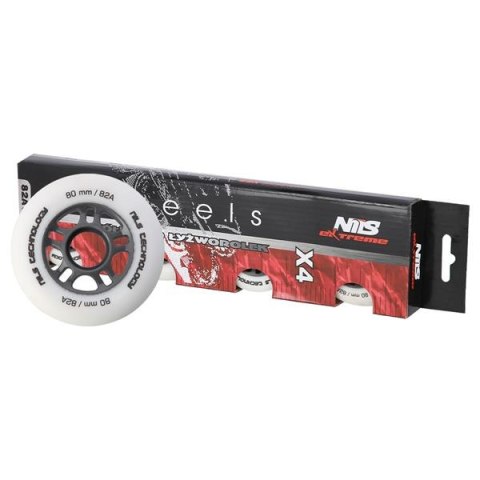 NILS EXTREME PU 80x24 82A BIAŁE MATOWE KÓŁKA (4 szt.) NILS EXTREME NILS EXTREME PU 80x24 82A BIAŁE MATOWE KÓŁKA (4 szt.) NILS EXTREME