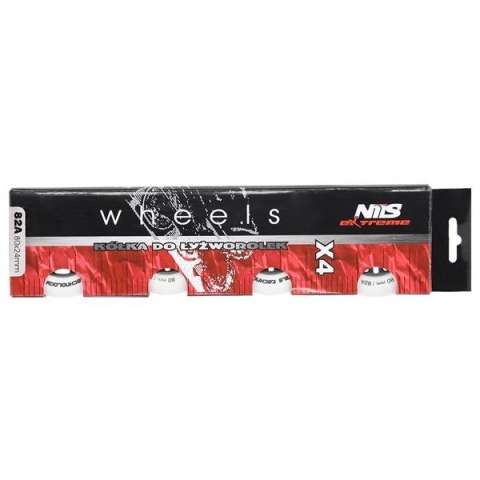 NILS EXTREME PU 80x24 82A BIAŁE MATOWE KÓŁKA (4 szt.) NILS EXTREME NILS EXTREME PU 80x24 82A BIAŁE MATOWE KÓŁKA (4 szt.) NILS EXTREME