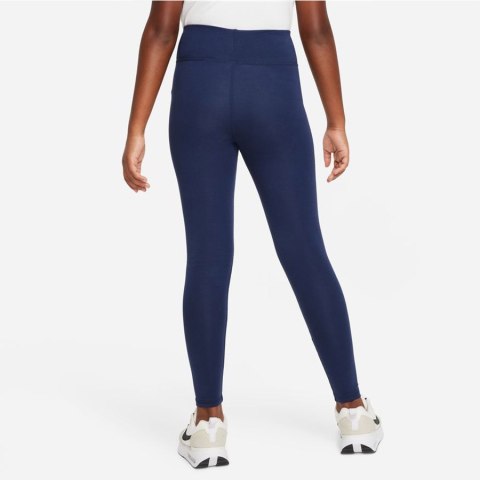 Legginsy Nike Sportswear Trend HW Lggng Prnt girls FD0889 410 Legginsy Nike Sportswear Trend HW Lggng Prnt girls FD0889 410