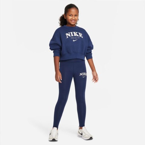 Legginsy Nike Sportswear Trend HW Lggng Prnt girls FD0889 410 Legginsy Nike Sportswear Trend HW Lggng Prnt girls FD0889 410