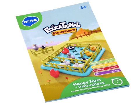 Gra logiczna i edukacyjna Wesoła farma GR0597 Gra logiczna i edukacyjna Wesoła farma GR0597