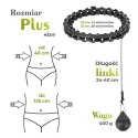 HMS HHW12 PLUS SIZE HULA HOP BLACK Z WYPUSTKAMI I OBCIĄŻNIKIEM HMS