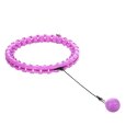 HMS HHW12 PLUS SIZE HULA HOP VIOLET Z WYPUSTKAMI I OBCIĄŻNIKIEM HMS