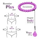 HMS HHW12 PLUS SIZE HULA HOP VIOLET Z WYPUSTKAMI I OBCIĄŻNIKIEM HMS