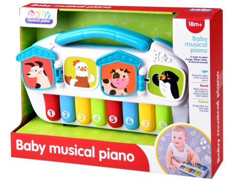 Wesołe muzyczne Pianinko zwierzaki ZA4298 Wesołe muzyczne Pianinko zwierzaki ZA4298