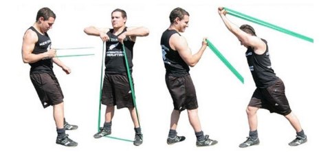 Guma Power Band GTX - żółta Guma Power Band GTX - żółta