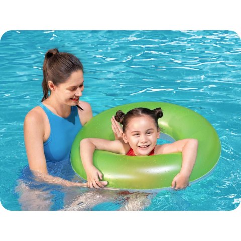 Koło plażowe do pływania dla dzieci 76 cm Bestway 36024 różowy Koło plażowe do pływania dla dzieci 76 cm Bestway 36024 różowy