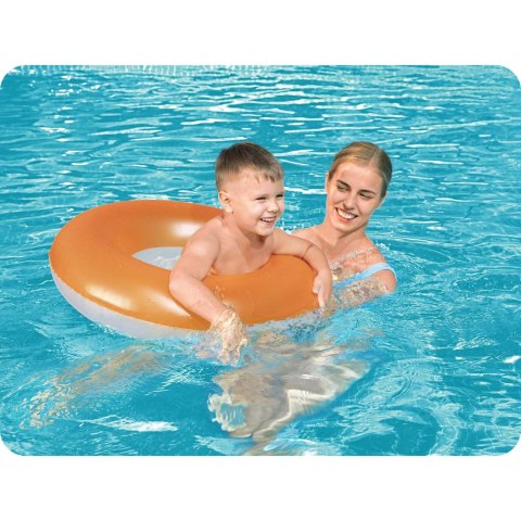 Koło plażowe do pływania dla dzieci 76 cm Bestway 36024 różowy Koło plażowe do pływania dla dzieci 76 cm Bestway 36024 różowy
