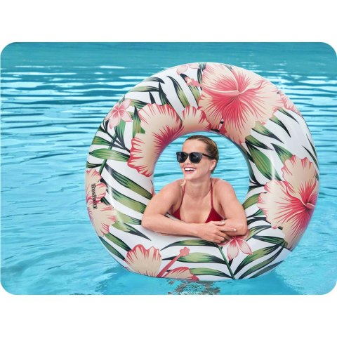 Koło do pływania 119cm Bestway 36237 różowy Koło do pływania 119cm Bestway 36237 różowy