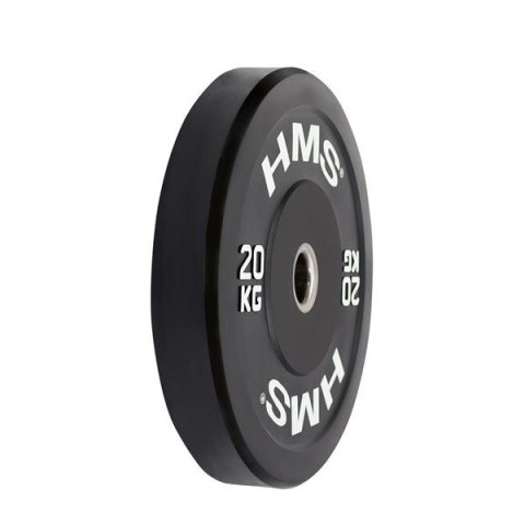HMS BBR20 BLACK TALERZ OLIMPIJSKI BUMPER 20 KG HMS HMS BBR20 BLACK TALERZ OLIMPIJSKI BUMPER 20 KG HMS