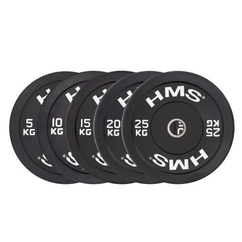 HMS BBR20 BLACK TALERZ OLIMPIJSKI BUMPER 20 KG HMS HMS BBR20 BLACK TALERZ OLIMPIJSKI BUMPER 20 KG HMS