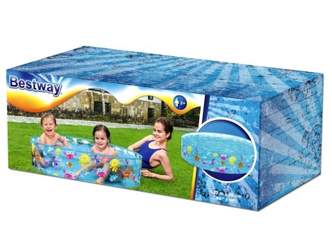 Bestway BRODZIK Basen ogrodowy 122x25cm 219l 55028 Bestway BRODZIK Basen ogrodowy 122x25cm 219l 55028