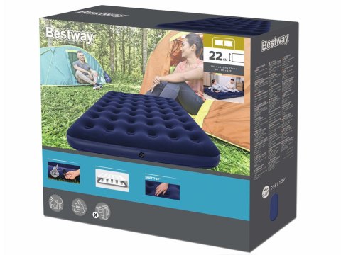 Bestway Materac dmuchany Pavillo 203x152 cm 67003 Bestway Materac dmuchany Pavillo 203x152 cm 67003