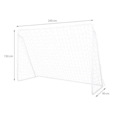 NILS BR240P 2w1 BRAMKA Z SIATKĄ I PANELEM DO CELOWANIA 240x150cm NILS NILS BR240P 2w1 BRAMKA Z SIATKĄ I PANELEM DO CELOWANIA 240x150cm NILS