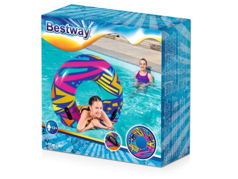 Bestway Dmuchane koło do pływania GEOMETRIC 107cm 12+ 36228 Bestway Dmuchane koło do pływania GEOMETRIC 107cm 12+ 36228