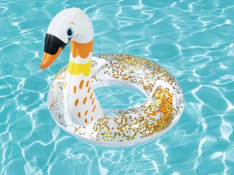 Bestway Dmuchane kółko do pływania dla dzieci BROKATOWY ŁABĘDŹ 61cm 36306 Bestway Dmuchane kółko do pływania dla dzieci BROKATOWY ŁABĘDŹ 61cm 36306