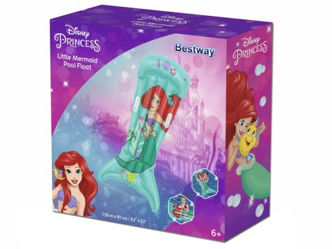 Bestway Dmuchany materac Disney Princess Mała Syrenka ARIEL 158 cm 9101F Bestway Dmuchany materac Disney Princess Mała Syrenka ARIEL 158 cm 9101F