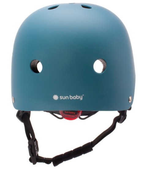 Kask rowerowy dla dzieci TRACKER - Love 2 RIDE, rozm. S, 50-54 cm z lampką LED i klipsem magnetycznym Steel Kask rowerowy dla dzieci TRACKER - Love 2 RIDE, rozm. S, 50-54 cm z lampką LED i klipsem magnetycznym Steel
