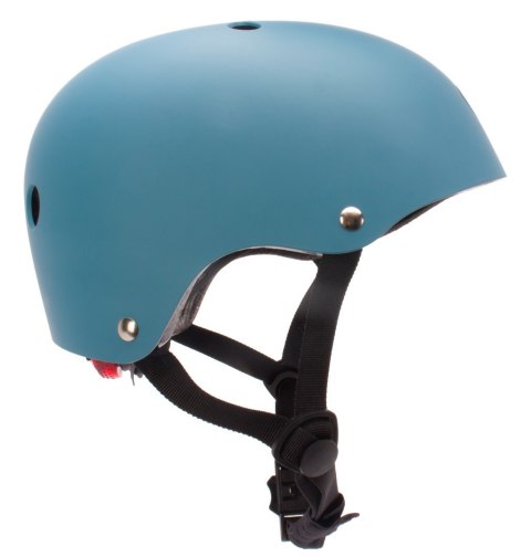 Kask rowerowy dla dzieci TRACKER - Love 2 RIDE, rozm. S, 50-54 cm z lampką LED i klipsem magnetycznym Steel Kask rowerowy dla dzieci TRACKER - Love 2 RIDE, rozm. S, 50-54 cm z lampką LED i klipsem magnetycznym Steel