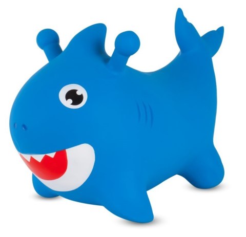 Skoczek gumowy dla dzieci REKIN BABY SHARK 62 cm niebieski do skakania z pompką Skoczek gumowy dla dzieci REKIN BABY SHARK 62 cm niebieski do skakania z pompką