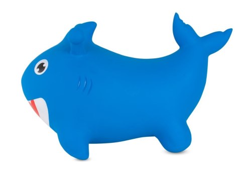 Skoczek gumowy dla dzieci REKIN BABY SHARK 62 cm niebieski do skakania z pompką Skoczek gumowy dla dzieci REKIN BABY SHARK 62 cm niebieski do skakania z pompką