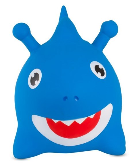 Skoczek gumowy dla dzieci REKIN BABY SHARK 62 cm niebieski do skakania z pompką Skoczek gumowy dla dzieci REKIN BABY SHARK 62 cm niebieski do skakania z pompką