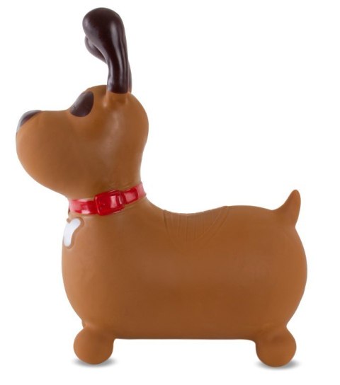 Skoczek gumowy dla dzieci REKSIO 60 cm brązowy do skakania z pompką Skoczek gumowy dla dzieci REKSIO 60 cm brązowy do skakania z pompką