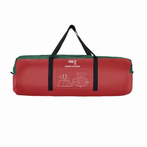 NILS CAMP NC6013 ZIELONO-CZERWONY NAMIOT KEMPINGOWY ROCKER NILS CAMP NILS CAMP NC6013 ZIELONO-CZERWONY NAMIOT KEMPINGOWY ROCKER NILS CAMP