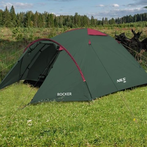 NILS CAMP NC6013 ZIELONO-CZERWONY NAMIOT KEMPINGOWY ROCKER NILS CAMP NILS CAMP NC6013 ZIELONO-CZERWONY NAMIOT KEMPINGOWY ROCKER NILS CAMP