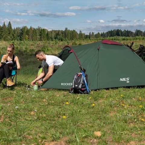 NILS CAMP NC6013 ZIELONO-CZERWONY NAMIOT KEMPINGOWY ROCKER NILS CAMP NILS CAMP NC6013 ZIELONO-CZERWONY NAMIOT KEMPINGOWY ROCKER NILS CAMP