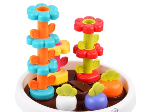 Hola Zestaw z doniczką 12m+ sorter piramida ZA4294 Hola Zestaw z doniczką 12m+ sorter piramida ZA4294
