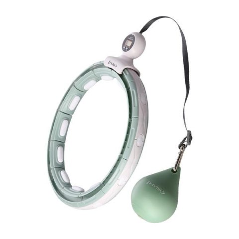 HMS HHM15 HULA HOP GREEN Z MAGNESEM I OBCIĄŻNIKIEM + LICZNIK HMS