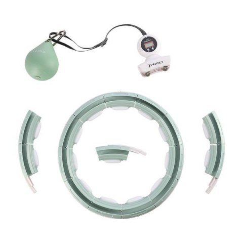 HMS HHM15 HULA HOP GREEN Z MAGNESEM I OBCIĄŻNIKIEM + LICZNIK HMS HMS HHM15 HULA HOP GREEN Z MAGNESEM I OBCIĄŻNIKIEM + LICZNIK HMS